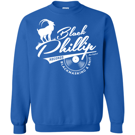 Sweatshirts Royal / Small BLACK PHILLIP RECORDS Crewneck Sweatshirt