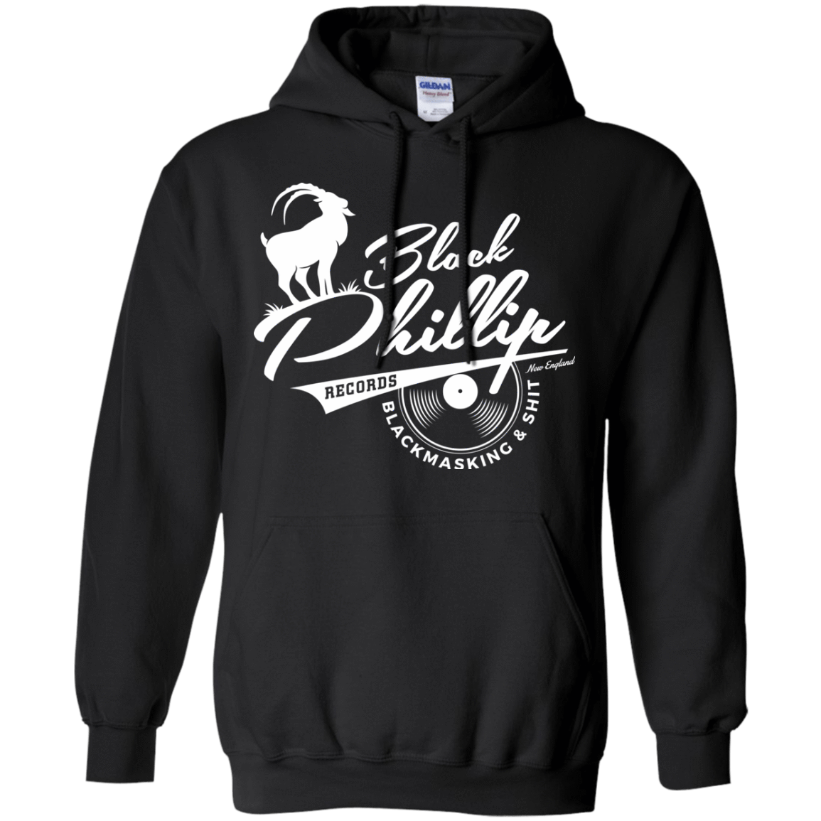 Sweatshirts Black / Small BLACK PHILLIP RECORDS Pullover Hoodie