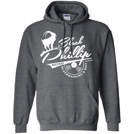 Sweatshirts Dark Heather / Small BLACK PHILLIP RECORDS Pullover Hoodie
