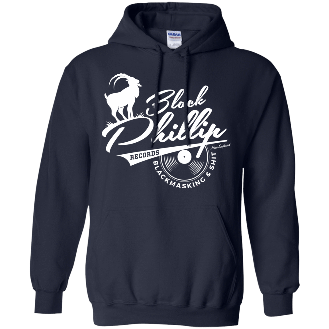 Sweatshirts Navy / Small BLACK PHILLIP RECORDS Pullover Hoodie
