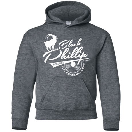 Sweatshirts Dark Heather / YS BLACK PHILLIP RECORDS Youth Hoodie