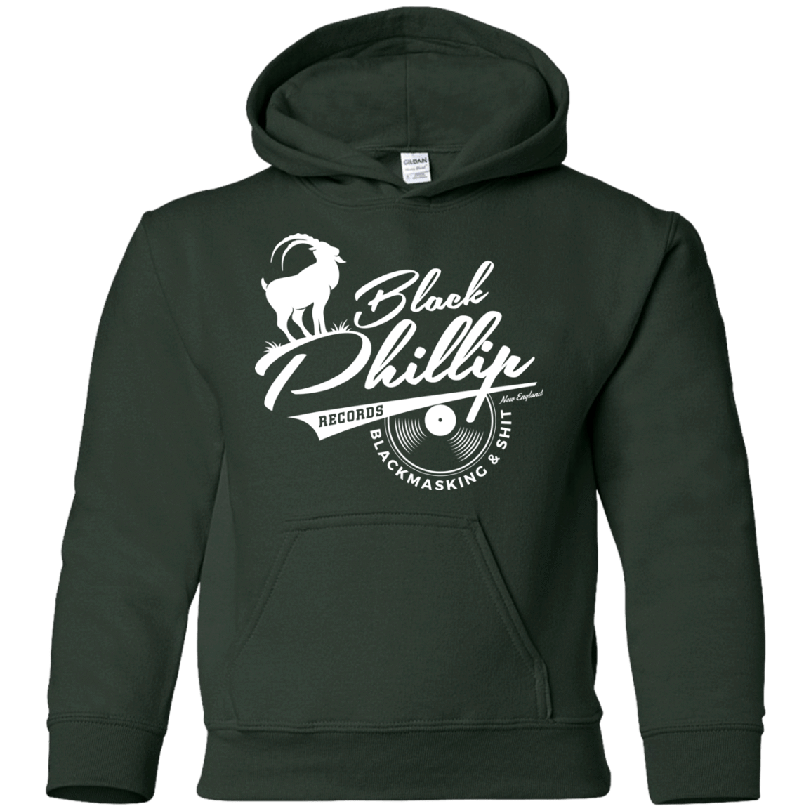 Sweatshirts Forest Green / YS BLACK PHILLIP RECORDS Youth Hoodie
