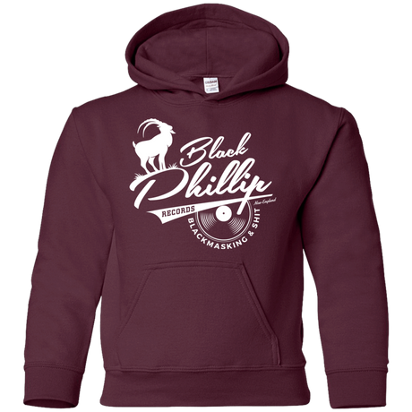 Sweatshirts Maroon / YS BLACK PHILLIP RECORDS Youth Hoodie