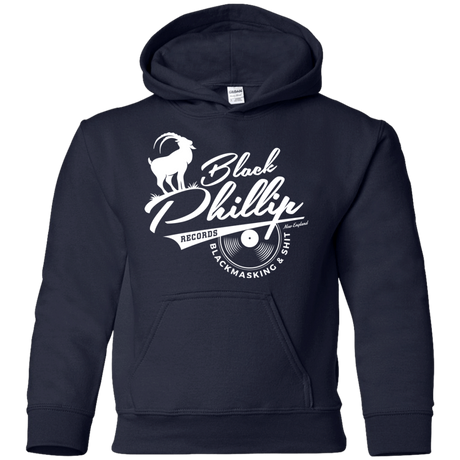 Sweatshirts Navy / YS BLACK PHILLIP RECORDS Youth Hoodie