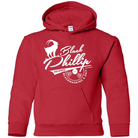 Sweatshirts Red / YS BLACK PHILLIP RECORDS Youth Hoodie