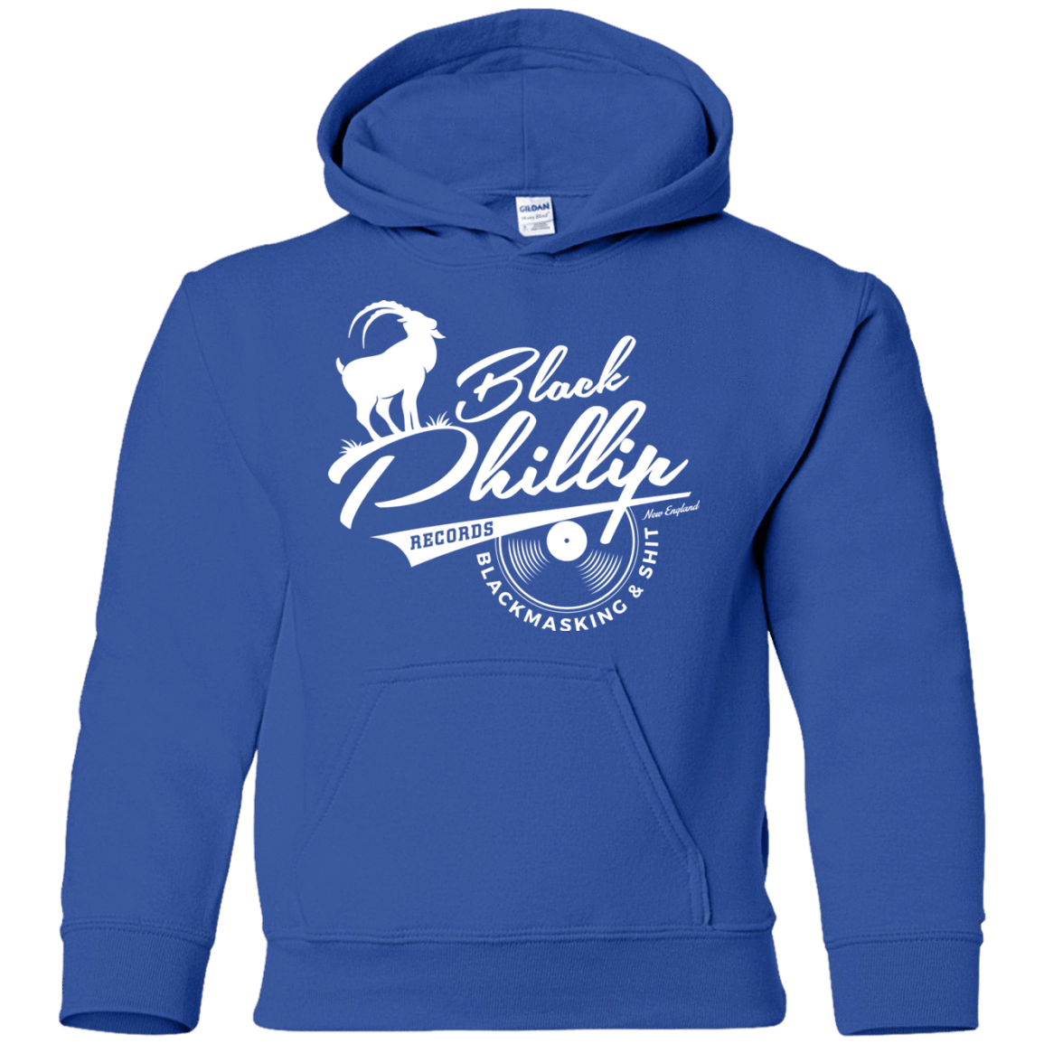 Sweatshirts Royal / YS BLACK PHILLIP RECORDS Youth Hoodie