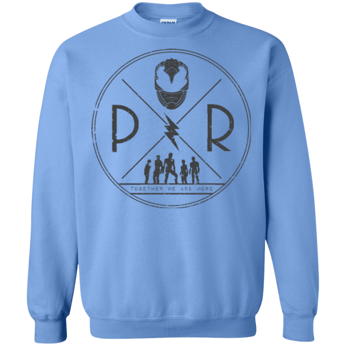 Sweatshirts Carolina Blue / Small Black Power Crewneck Sweatshirt