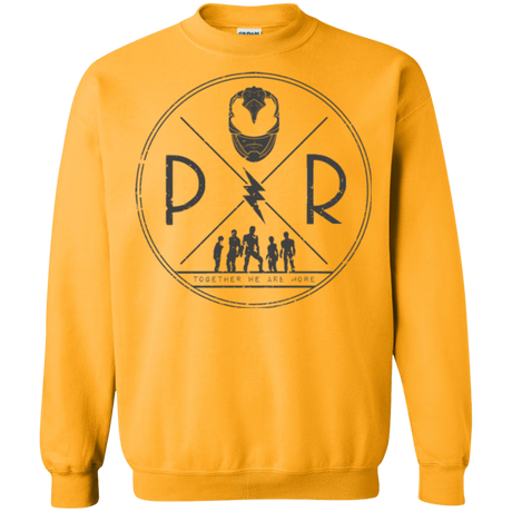 Sweatshirts Gold / Small Black Power Crewneck Sweatshirt