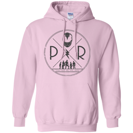 Sweatshirts Light Pink / Small Black Power Pullover Hoodie