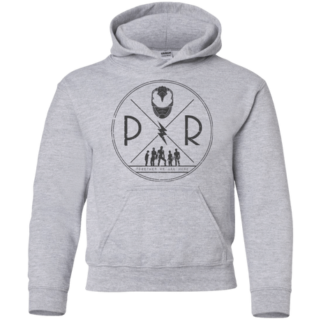 Sweatshirts Sport Grey / YS Black Power Youth Hoodie