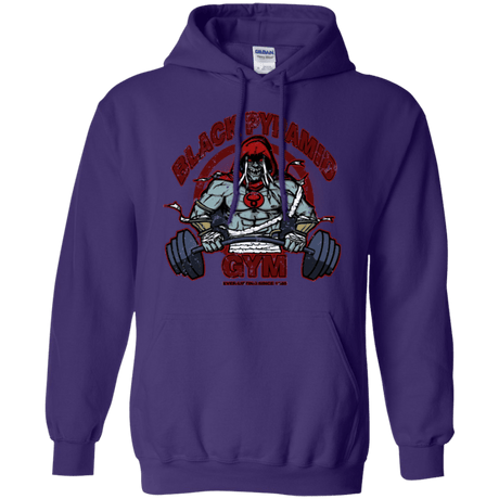 Sweatshirts Purple / Small Black Pyramid Gym Pullover Hoodie