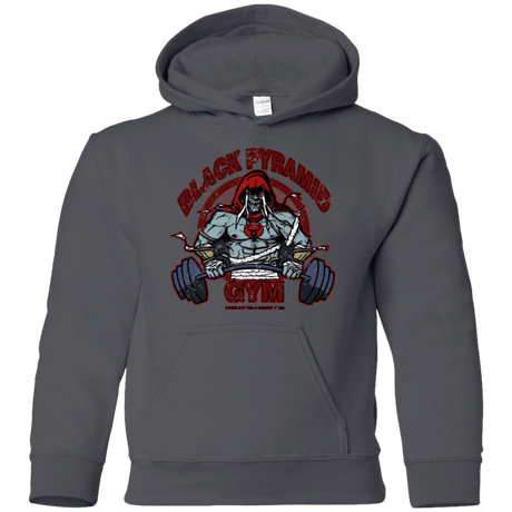 Sweatshirts Charcoal / YS Black Pyramid Gym Youth Hoodie