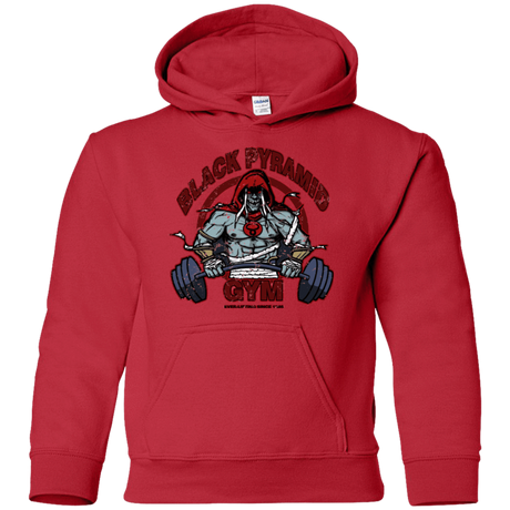 Sweatshirts Red / YS Black Pyramid Gym Youth Hoodie