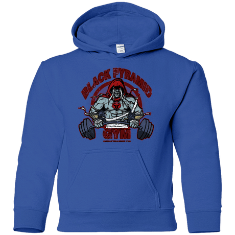 Sweatshirts Royal / YS Black Pyramid Gym Youth Hoodie