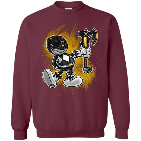Sweatshirts Maroon / Small Black Ranger Artwork Crewneck Sweatshirt