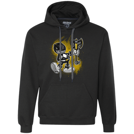 Sweatshirts Black / Small Black Ranger Artwork Premium Fleece Hoodie