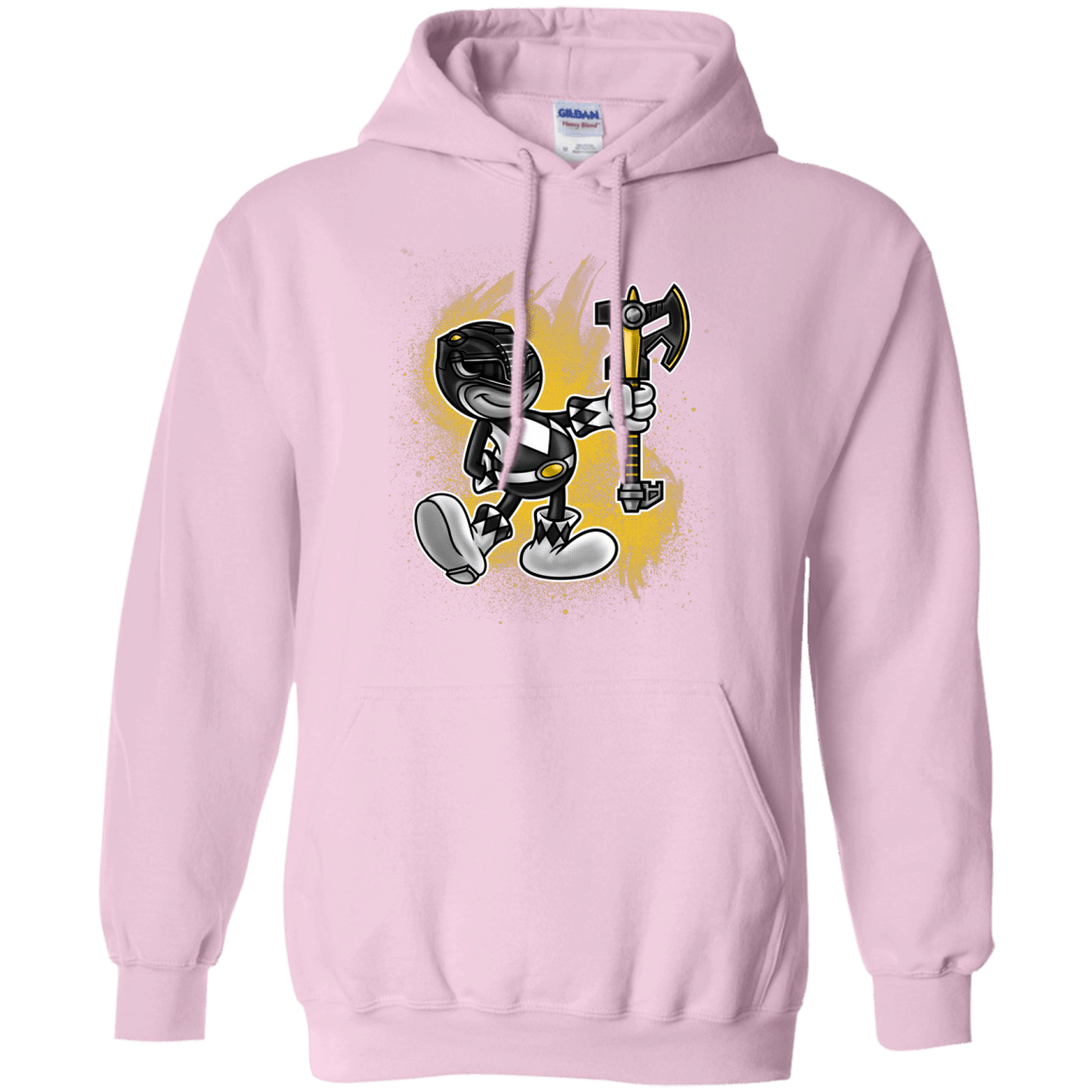 Sweatshirts Light Pink / Small Black Ranger Artwork Pullover Hoodie