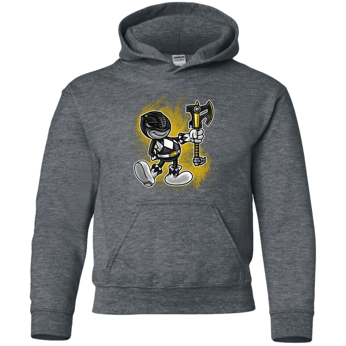 Sweatshirts Dark Heather / YS Black Ranger Artwork Youth Hoodie