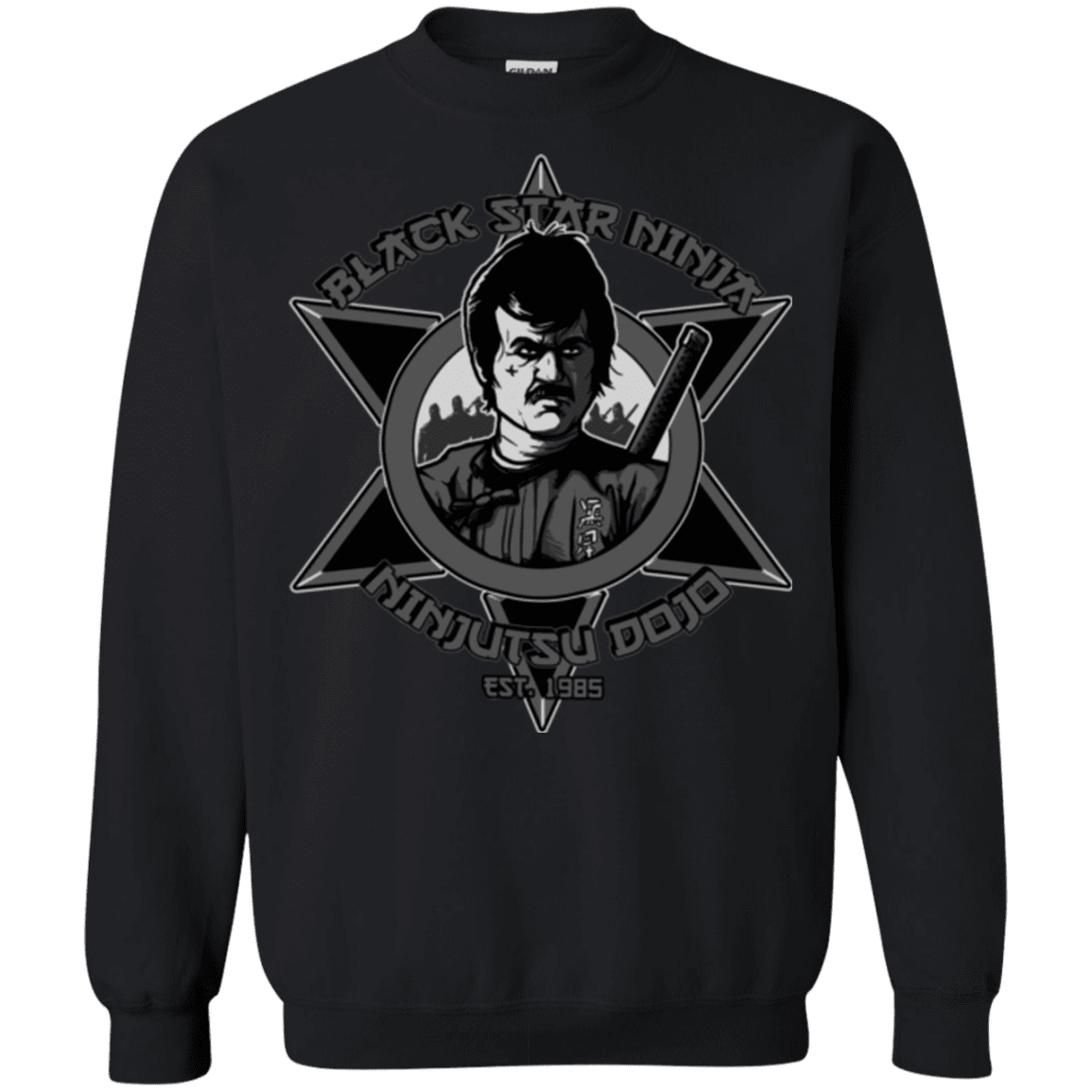 Sweatshirts Black / S Black Star Dojo Crewneck Sweatshirt