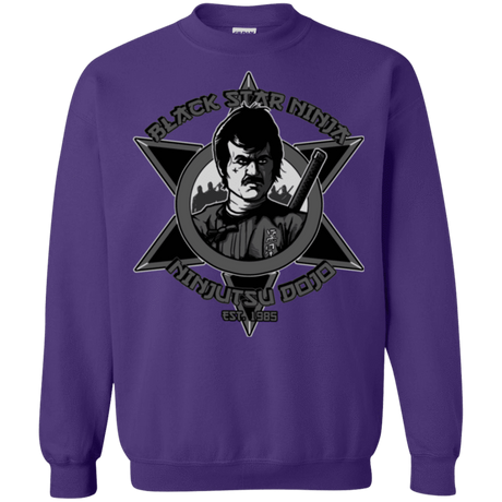 Sweatshirts Purple / S Black Star Dojo Crewneck Sweatshirt