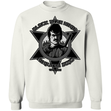 Sweatshirts White / S Black Star Dojo Crewneck Sweatshirt