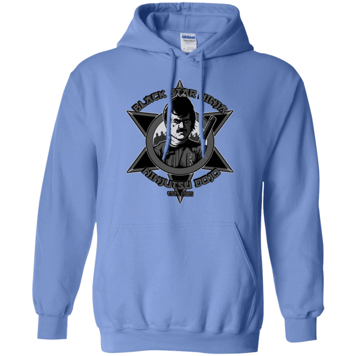 Sweatshirts Carolina Blue / S Black Star Dojo Pullover Hoodie