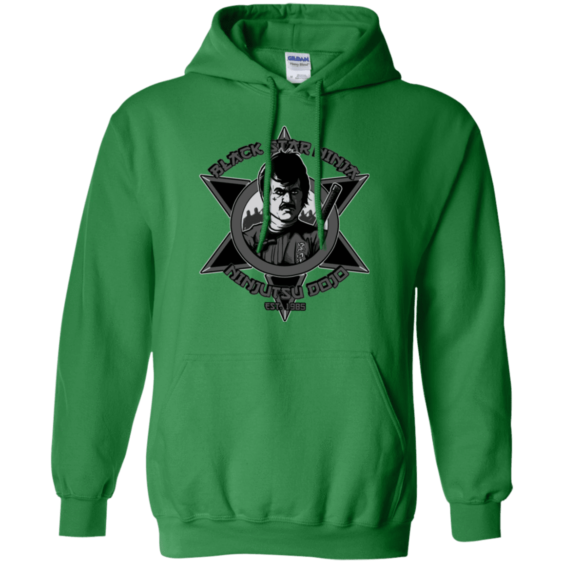 Sweatshirts Irish Green / S Black Star Dojo Pullover Hoodie