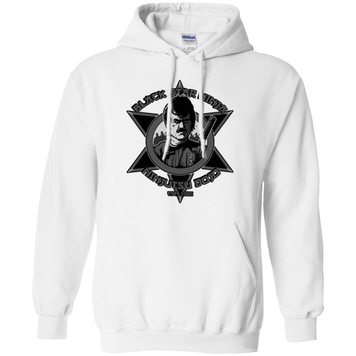 Sweatshirts White / S Black Star Dojo Pullover Hoodie