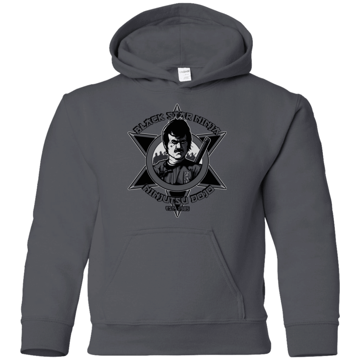 Sweatshirts Charcoal / YS Black Star Dojo Youth Hoodie