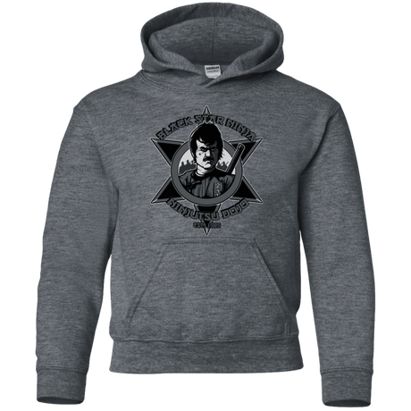 Sweatshirts Dark Heather / YS Black Star Dojo Youth Hoodie