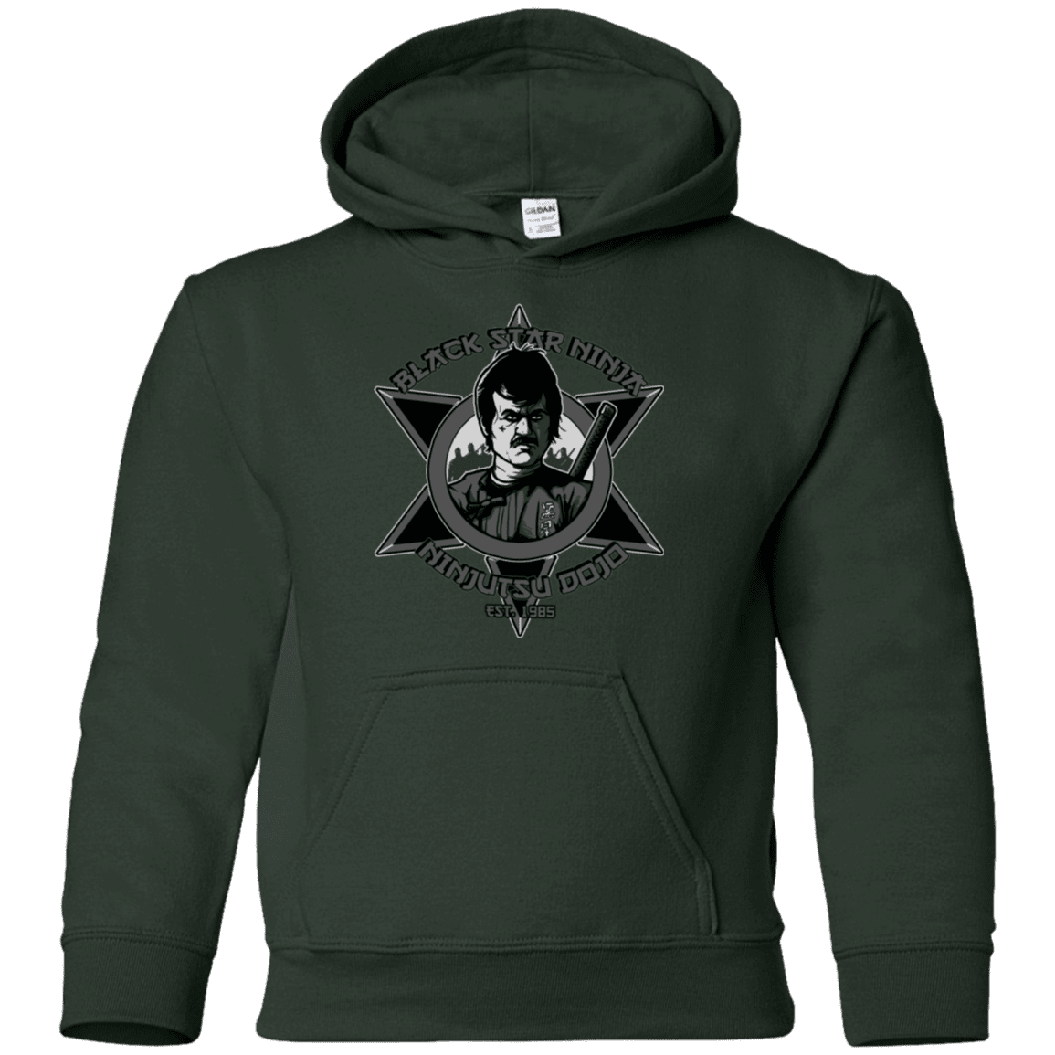 Sweatshirts Forest Green / YS Black Star Dojo Youth Hoodie