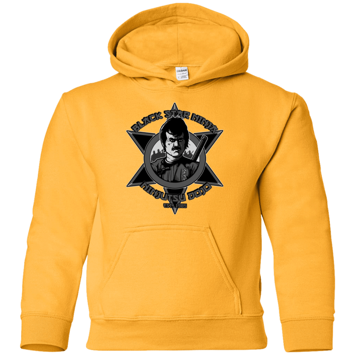 Sweatshirts Gold / YS Black Star Dojo Youth Hoodie