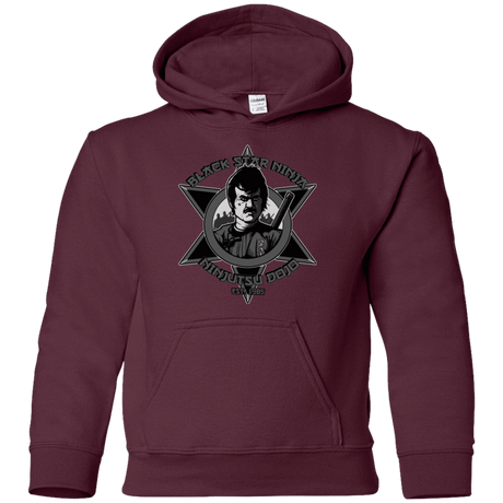Sweatshirts Maroon / YS Black Star Dojo Youth Hoodie