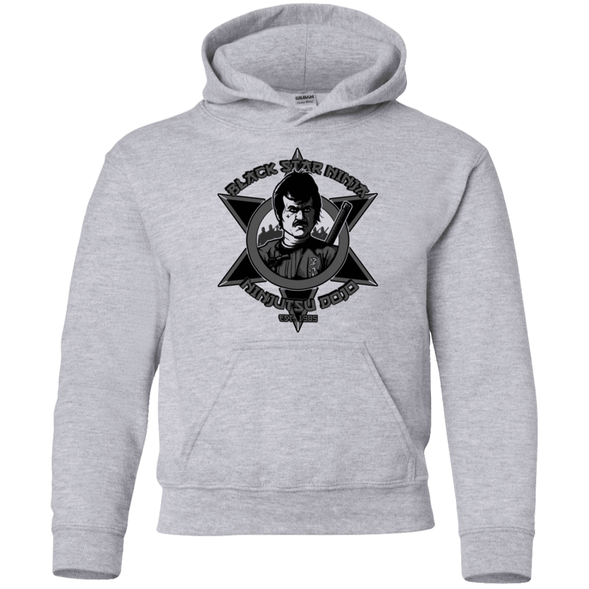 Sweatshirts Sport Grey / YS Black Star Dojo Youth Hoodie