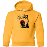 Sweatshirts Gold / YS Black Swordsman under the sun Youth Hoodie