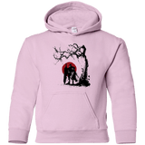 Sweatshirts Light Pink / YS Black Swordsman under the sun Youth Hoodie