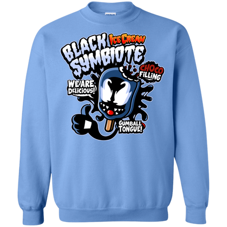 Sweatshirts Carolina Blue / S Black Symbiote Ice Cream Crewneck Sweatshirt