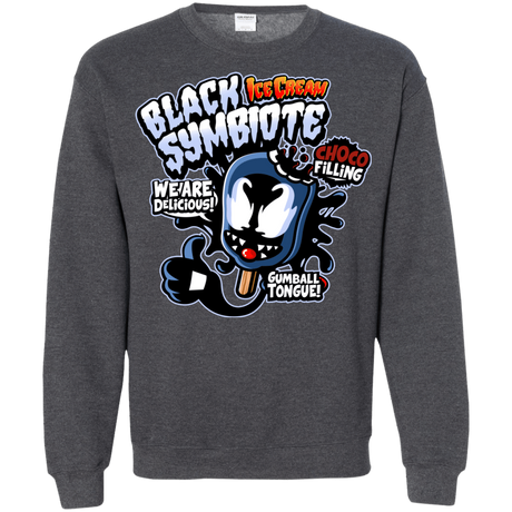 Sweatshirts Dark Heather / S Black Symbiote Ice Cream Crewneck Sweatshirt