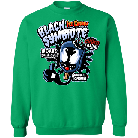 Sweatshirts Irish Green / S Black Symbiote Ice Cream Crewneck Sweatshirt