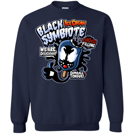 Sweatshirts Navy / S Black Symbiote Ice Cream Crewneck Sweatshirt
