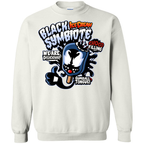 Sweatshirts White / S Black Symbiote Ice Cream Crewneck Sweatshirt