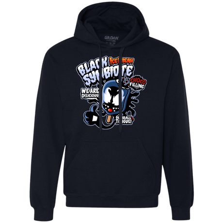 Sweatshirts Navy / S Black Symbiote Ice Cream Premium Fleece Hoodie