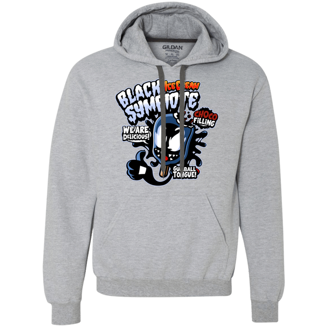 Sweatshirts Sport Grey / S Black Symbiote Ice Cream Premium Fleece Hoodie