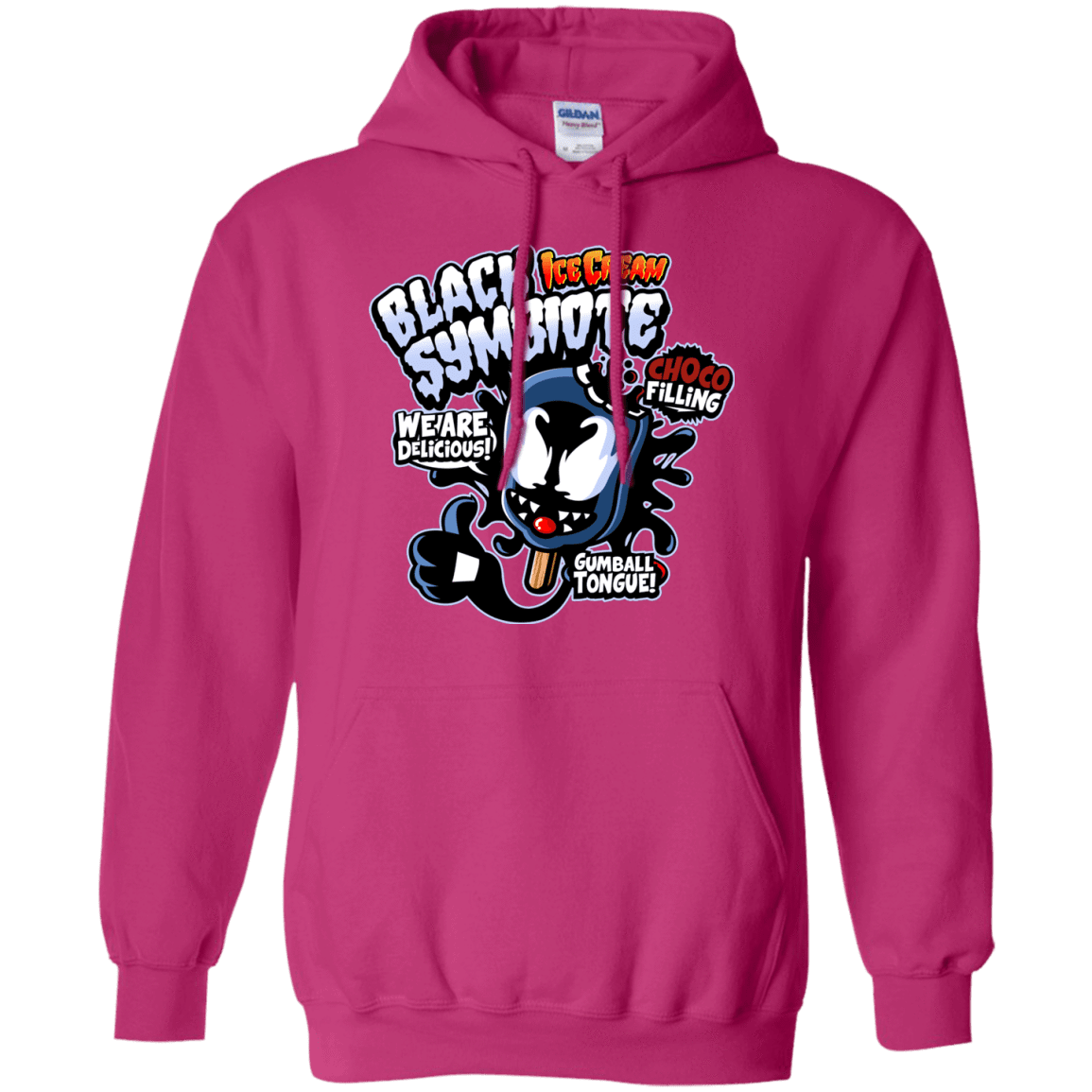 Sweatshirts Heliconia / S Black Symbiote Ice Cream Pullover Hoodie