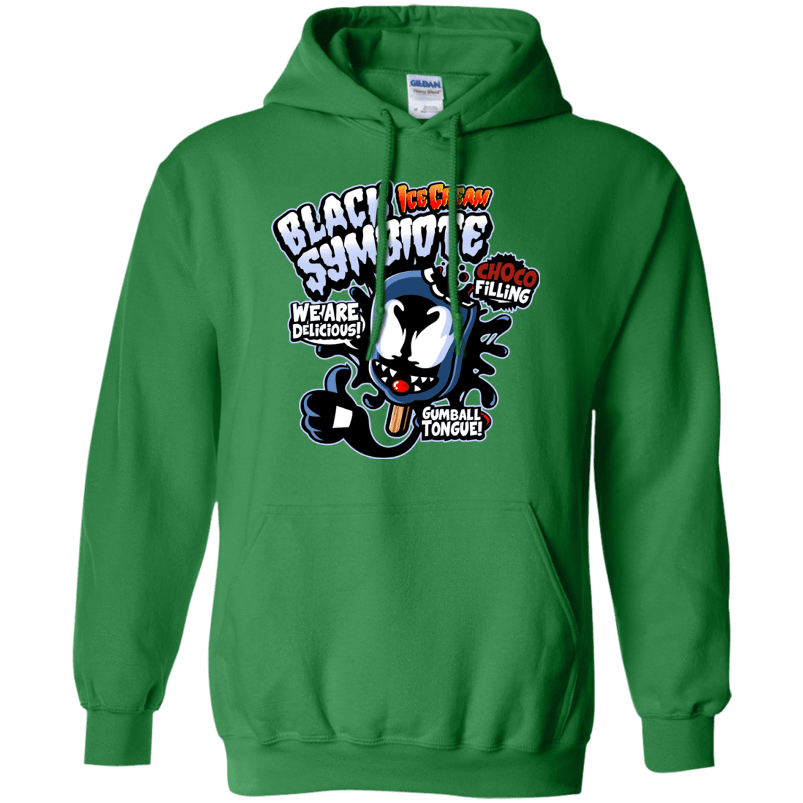 Sweatshirts Irish Green / S Black Symbiote Ice Cream Pullover Hoodie