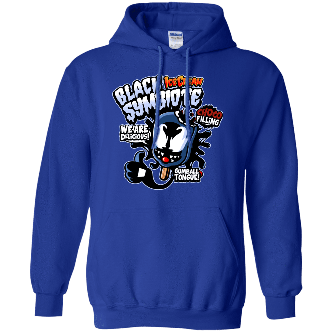 Sweatshirts Royal / S Black Symbiote Ice Cream Pullover Hoodie