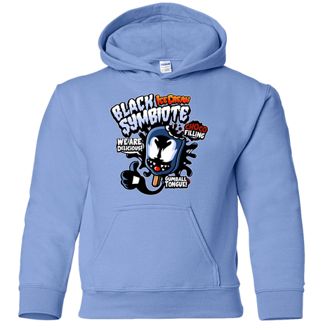 Sweatshirts Carolina Blue / YS Black Symbiote Ice Cream Youth Hoodie