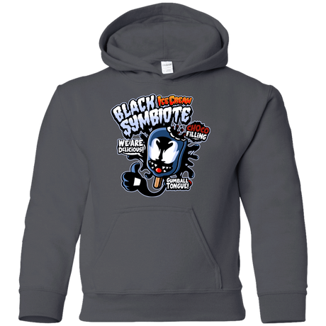 Sweatshirts Charcoal / YS Black Symbiote Ice Cream Youth Hoodie