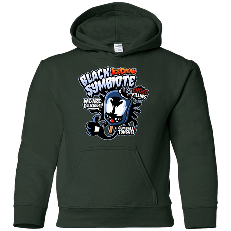 Sweatshirts Forest Green / YS Black Symbiote Ice Cream Youth Hoodie