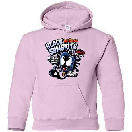 Sweatshirts Light Pink / YS Black Symbiote Ice Cream Youth Hoodie